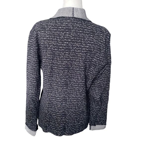 Tribal Open Front Black and White Cardigan PS - Picture 8 of 16